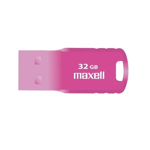 Maxell Memoria USB Solid de 32GB / USB 2.0 / Rosa / 347619