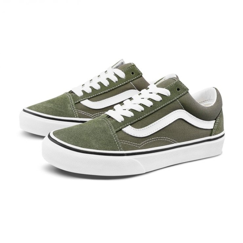 Tenis vans cheap verdes militar