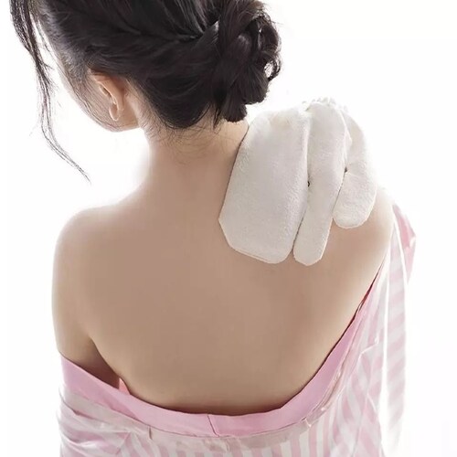 Guantes De Seda Cruda Para Masaje Seco Garshana - Ayurveda