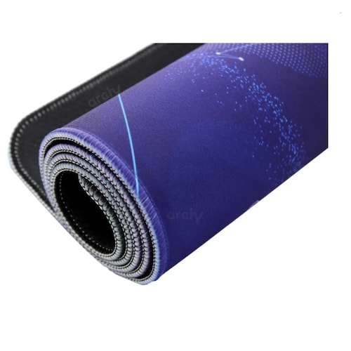 Mouse Pad Alfombrilla Grande 80x30cm Oficina, Casa O Gamer Star Negro 78