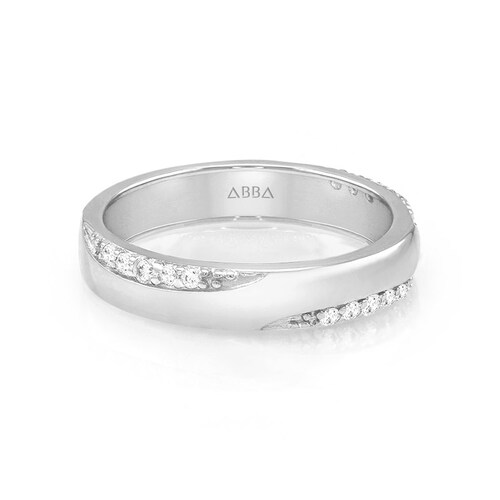 ARGOLLA CON PAVÉ ORO 10K ABBA JOYAS