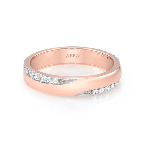 ARGOLLA CON PAVÉ ORO 10K ABBA JOYAS