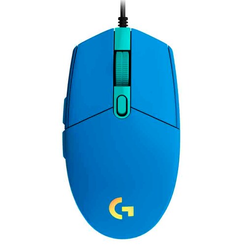 MOUSE GAMER USB LOGITECH G203 LIGHTSYNC AZUL 910-005795 .