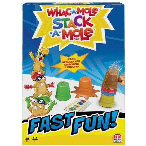 Juego de Mesa Fast Fun Whac a Mole GBN78 Mattel