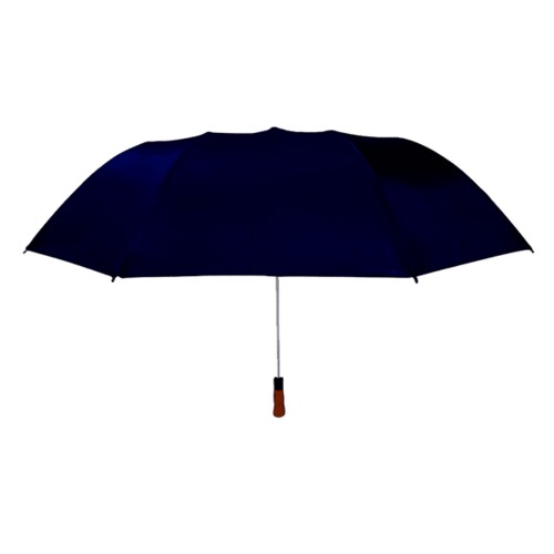 Paraguas Portátil Azul Tipo Macana Semiautomático Liso Doble Tela