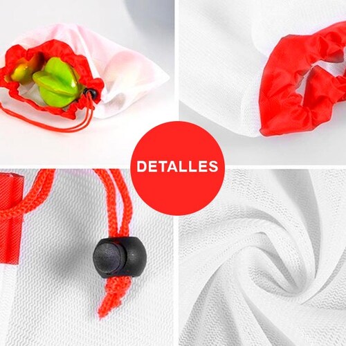 Bolsas Ecológicas para Verduras, Reutilizables, Lavables para Almacenamiento, 9 piezas, Supermercado 