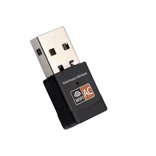 Mini Adaptador Wifi De 600 M Bps 802.11 Ac 2.4/5.8 Dual Band