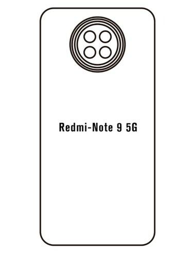 Jeco 99F Protector de Pantalla de Hidrogel Premium Para Redmi  Note 9 5g