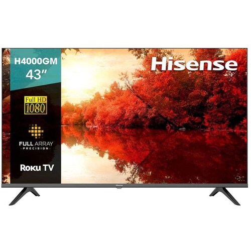 Pantalla Hisense 43 Pulgadas Full HD Smart TV LED 43H4000GM