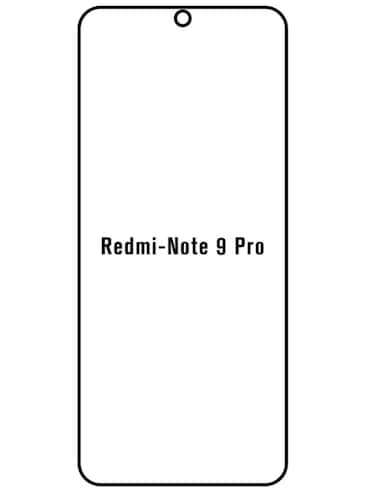 Jeco 99F Protector de Pantalla de Hidrogel Premium Para Redmi Note 9 Pro 4G-Spain Se