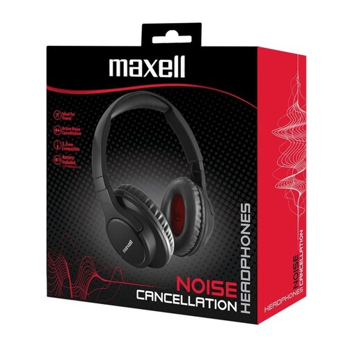 Maxell 190400 Auriculares con cancelación de ruido