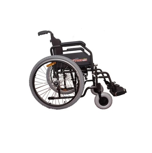 Silla De Ruedas Todo Terreno Descansapies Xtreme 18 pulgadas ReActiv Negra Lodo