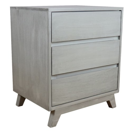 Par De Buros De Madera Mesa De Noche Para Recamara Moderno Noruega Gris Vintage 2 Piezas NORVAL