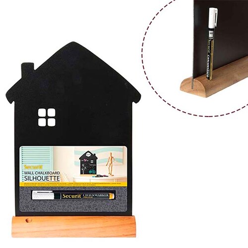 Pizarra O Pizarrón de mesa Negro, Diseño Casa -Securit 