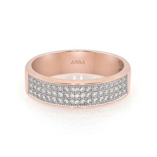 ARGOLLA ENSUEÑO MICRO PAVÉ TALLAS GRANDES ORO 10K ABBA JOYAS