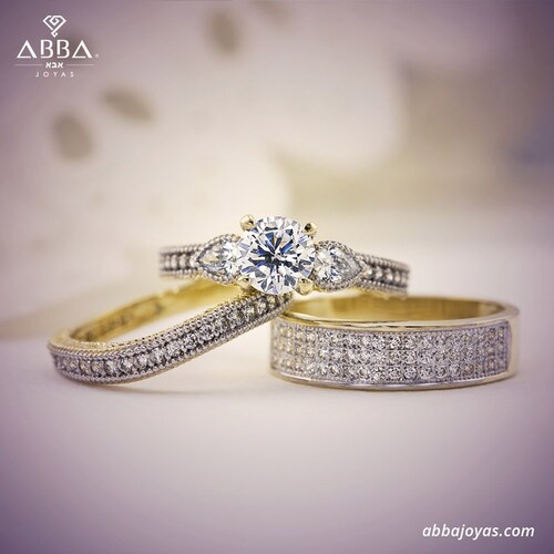 ARGOLLA ENSUEÑO MICRO PAVÉ TALLAS GRANDES ORO 10K ABBA JOYAS