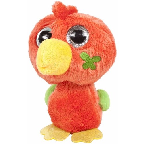 Peluche Pinypon Perico Rojo 20 Cm Detalles Bordados 