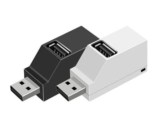 Splitter Hub Concentrador Multicontatos USB 2.0 3 Puertos Negro WYMECT