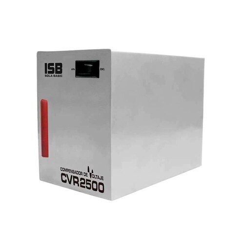 Regulador - Compensador De Voltaje Cvr2500 / Para Linea Blanca / 1500W / 1 Tomacorriente / Plata