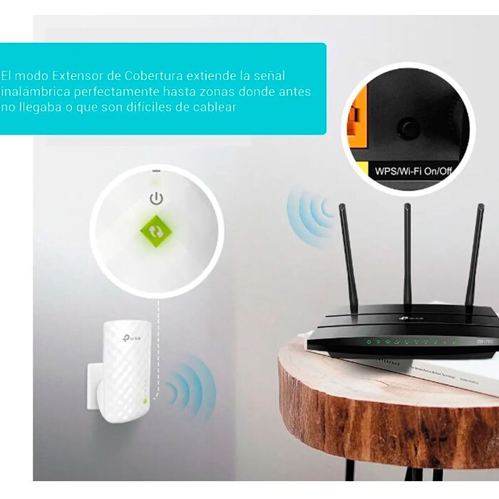 Repetidor Wifi Tp link Re200 Dual Band Ac750