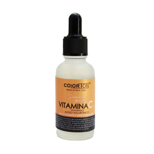 Suero Facial de Vitamina C Y Ácido Hialuronico