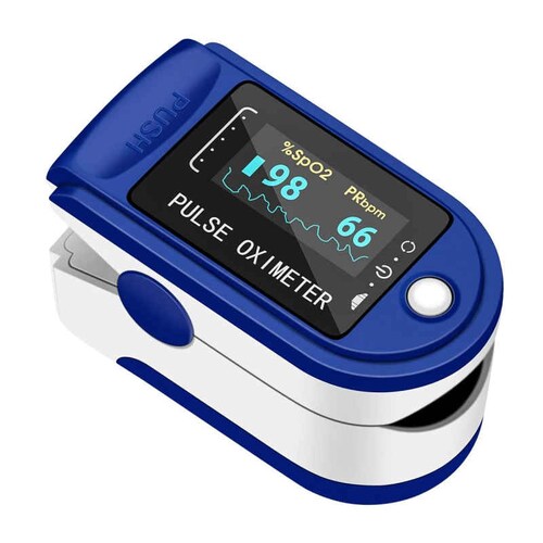 Termometro Digital Infrarrojo + Oximetro de Pulso + 5pzas cubreboca