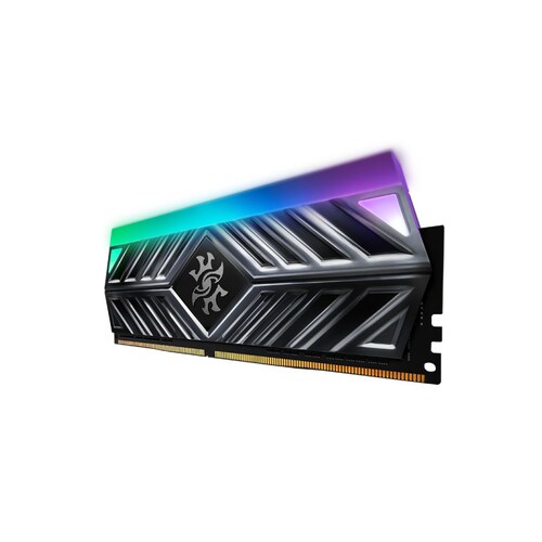 Memoria RAM XPG SPECTRIX D41 RGB Tungsten Grey DDR4, 3200MHz, 16GB, Non-ECC, CL16, XMP