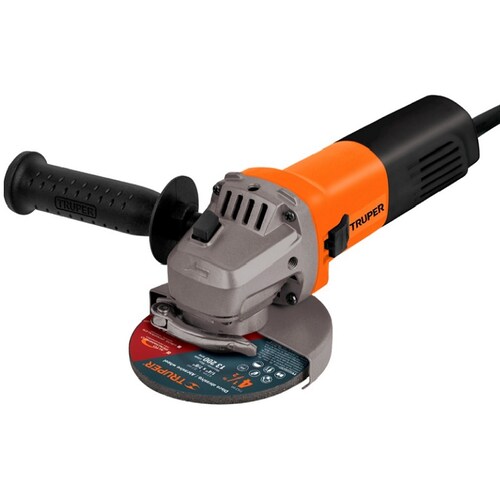 ESMERILADORA ANGULAR PROFESIONAL  PULIDORA 700 W TRUPER ESMA-4-1/2A12 de 60Hz 127V 
