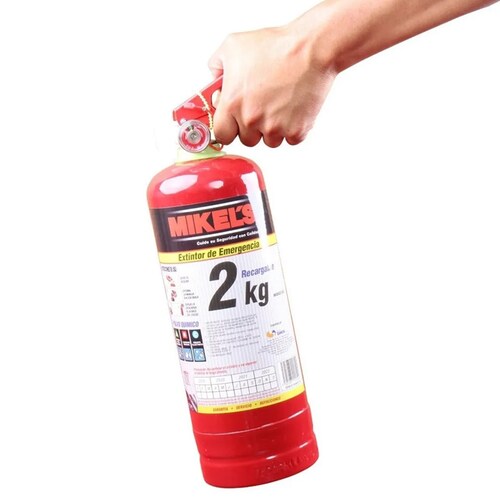 Extintor De Emergencia 2kg Recarbable Mikels