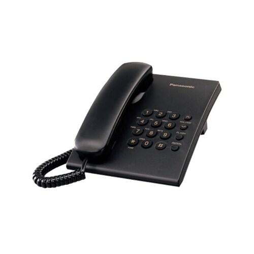 Teléfono Alámbrico Panasonic KXTS500-MEB, Básico