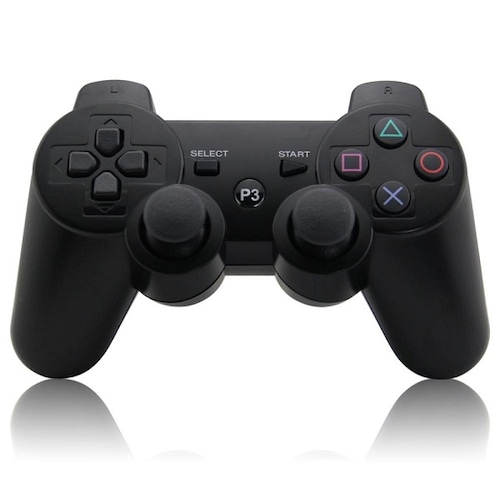 Control Genérico Compatible Con Ps3 Color Negro Inalámbrico.