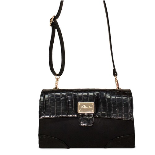 Bolsa sara marca pawo embrague color negro