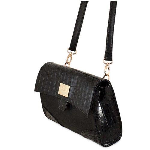 Bolsa sara marca pawo embrague color negro