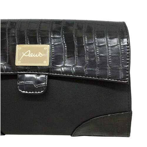 Bolsa sara marca pawo embrague color negro