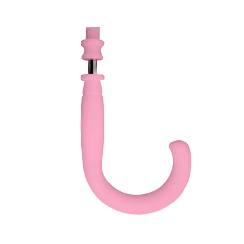 Sombrilla Paraguas Rosa Recto Infantil Unicornio Blanco Mango Curvo