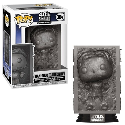 Funko Pop Figura Acción Star Wars Han Solo Carbonite 364