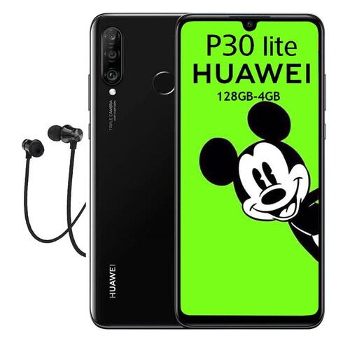 Celular huawei P30 LITE 128GB - Negro