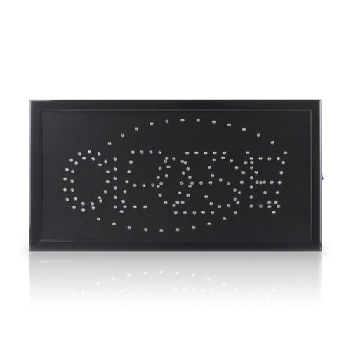Letrero Luminoso Anuncio Open/Close Led Colgante 48x25