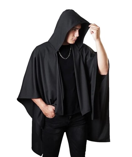 Poncho Con Gorro, Gabán, Duo 2 piezas, Abierto ( 1 Poncho Hombre + 1 Poncho Mujer)