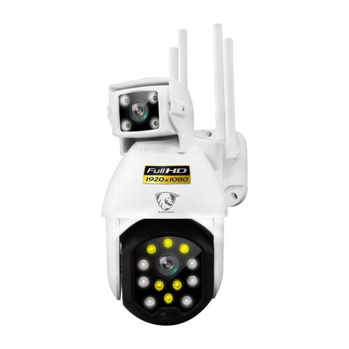 Cámara Doble Lente Domo Ip Wifi Exterior Robótica FullHD 