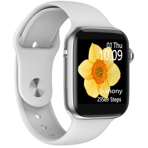 Fralugio Smartwatch Reloj Inteligente con Monitor Cardiado Series 6 Pantalla Mod W34