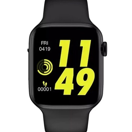 Fralugio Smartwatch Reloj Inteligente con Monitor Cardiado Series 6 Pantalla Mod W34