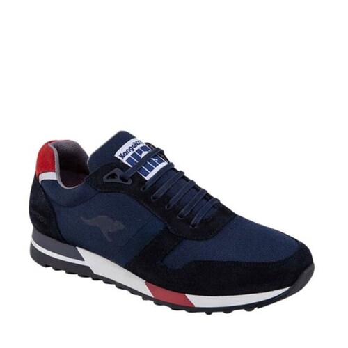 Tenis Para Hombre Casual Urbano Kangaroos Color Azul 951878