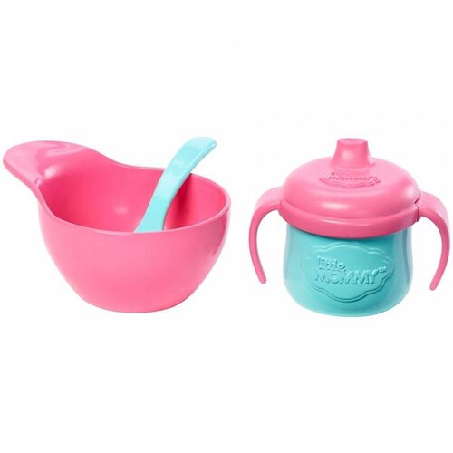 Little Mommy Hora De Desayunar Bebita Morenita