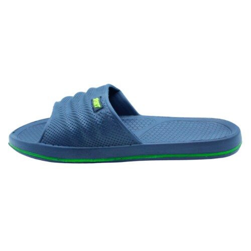 Chanclas Hombres Eva Suave - Zapatillas Antideslizantes Para Casa, Baño Y Piscina | Verano | Color Azul Talla 47-48