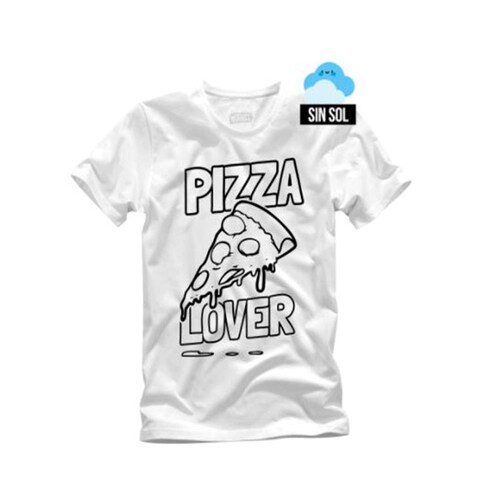 Playera Que Cambia De Color Pizza Hombre Grande