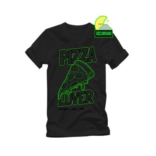 Playera Que Cambia De Color Pizza Hombre Grande