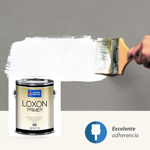 Galón de SELLADOR PARA MUROS TRANSPARENTE LOXON PRIMER SHERWIN WILLIAMS