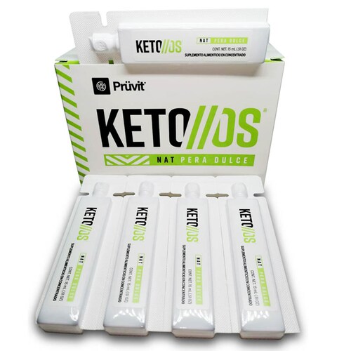 Pack de 5 Cetonas Exógenas KETO//os Sin cafeína, Sabor pera dulce.