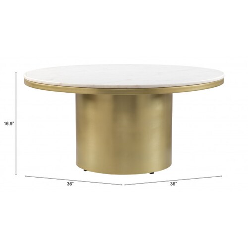 Mesa de Centro Daschanelle Dorado - Kessa
